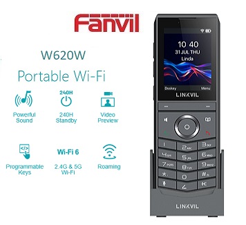 Fanvil w620w Wifi Kablosuz Telefon